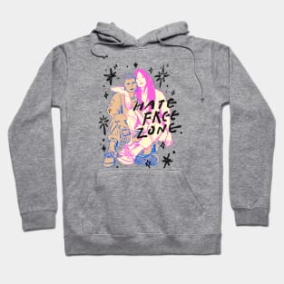 HATE FREE ZONE Hoodie